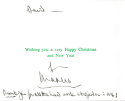 note the difference in the signature on the two cards is different hand signed not auto pen 450000 plus postage order - How To Sign A Christmas Card note the difference in the signature on the two cards is different hand signed not auto pen 450000 plus postage order - How To Sign A Christmas Card